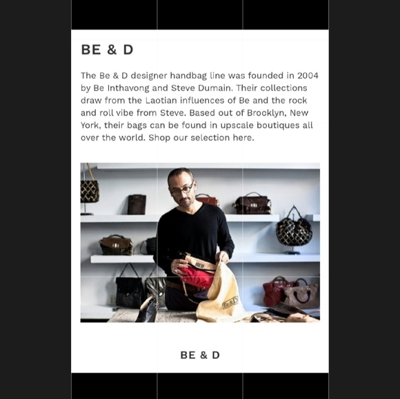 💯 Be & D Leather & Grommet Stud Satchel - Picture 11 of 15